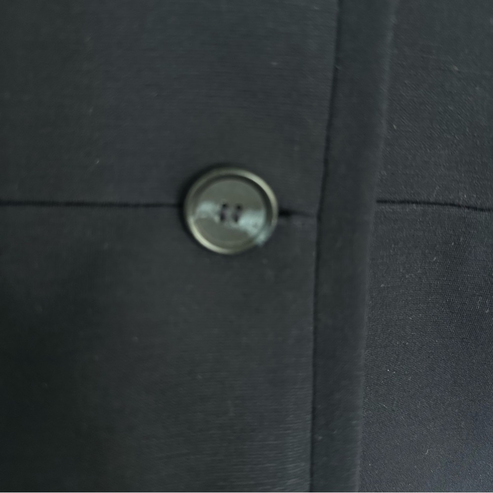 Talbots Italian Luxe Knit Four-Button Jacket Navy 16 - Picture 4 of 8